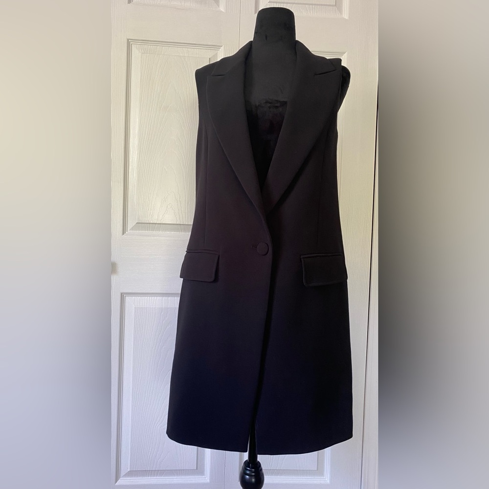 Express Sleeveless Long Blazer Size XS - Picture 1 of 5
